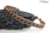 Elegant wirework tennis bracelet