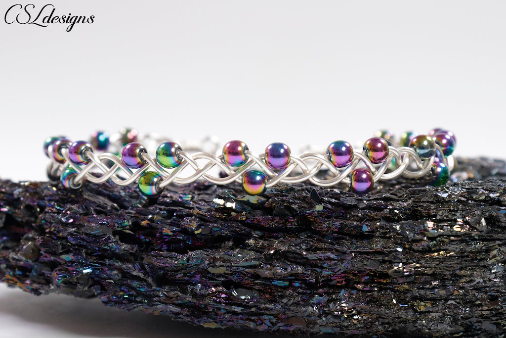 Braided hearts wirework bracelet – CSLdesigns shop