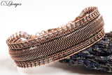 Unisex coiled wirework bracelet