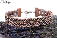 Mermaid style wirework bracelet