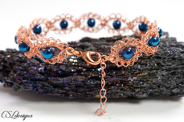 Wire Crochet Cuff Bracelet Tutorial - Bead World