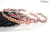 Elegant braid wirework bracelet ⎮ Copper and silver