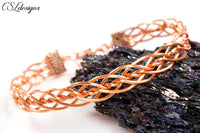 Triple twist wirework bracelet ⎮ Copper