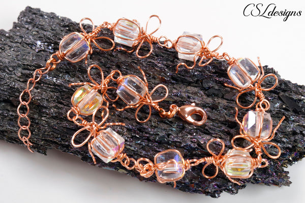 Presents wirework bracelet ⎮ Copper