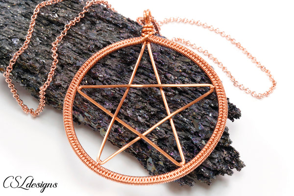 Pentagram necklace ⎮ Copper