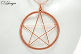 Pentagram necklace ⎮ Copper