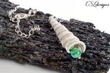 Seashell wirework necklace