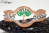 Tree of life wirework bracelet ⎮ Silver