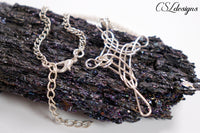 Celtic cross wirework necklace ⎮ Silver