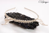 Devil horns wirework headband ⎮ Copper and silver